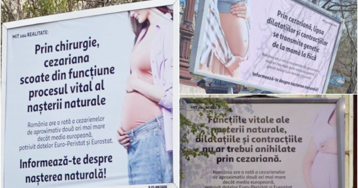Controversa Panourilor Publicitare: Impactul Mesajelor Anticezariane Asupra Sănătății Mamelor și Copiilor