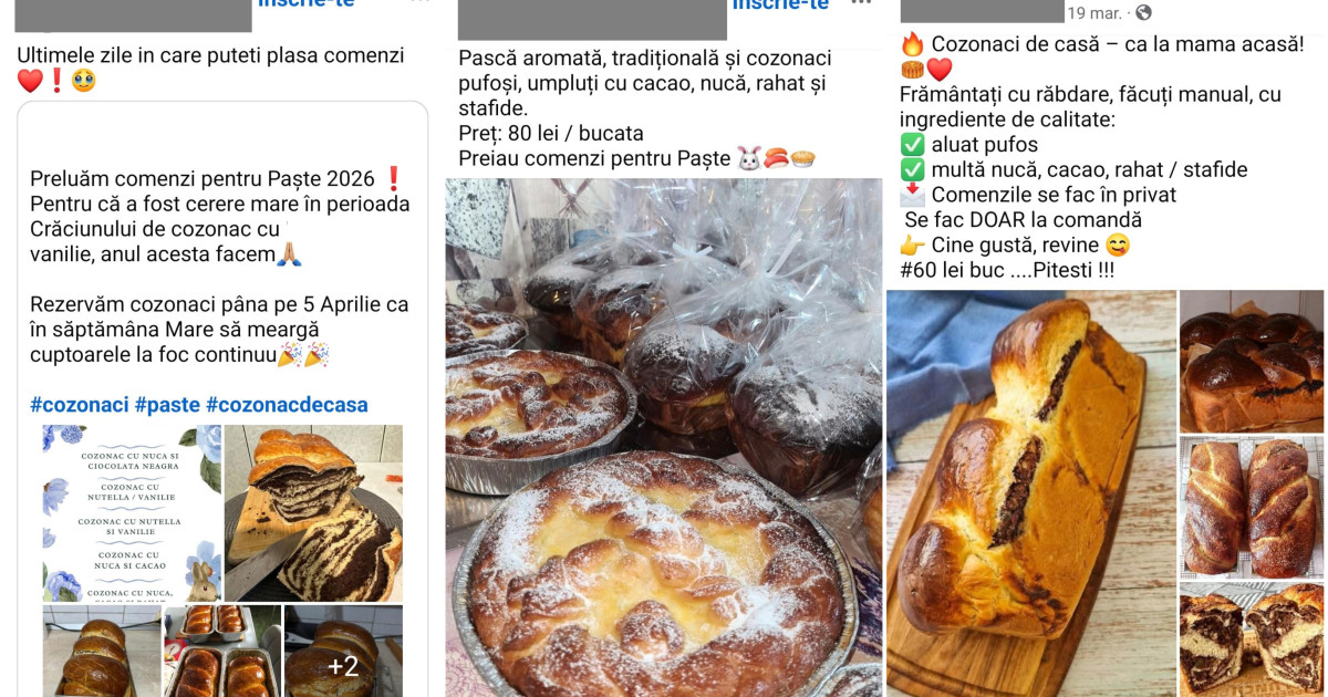 Afaceri Ilegale de Paște: Cozonaci Făcuți în Casă și Riscurile Asociate