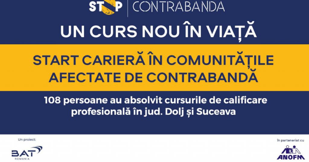 Un Pas Spre Viitor: Cum Programul ANOFM – BAT România Transformă Comunitățile Afectate de Contrabandă