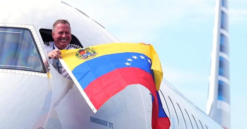 Reluarea legăturilor: Prima cursă comercială directă între SUA și Venezuela după 7 ani