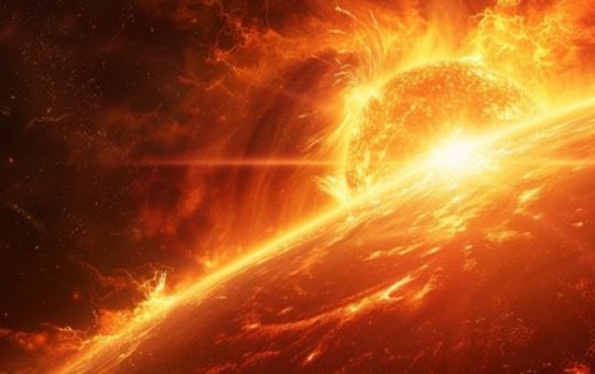 Furtunile Solare: Impactul unei Erupții Solare de Categoria M 5.7 Asupra Pământului