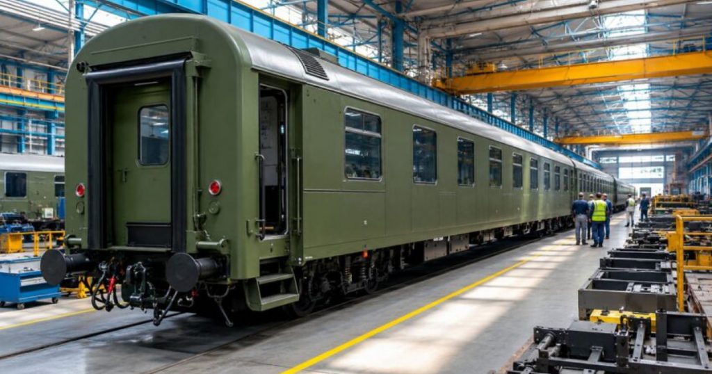Astra Vagoane Călători: O privire detaliată asupra fabricării vagoanelor militare pentru NATO la Arad
