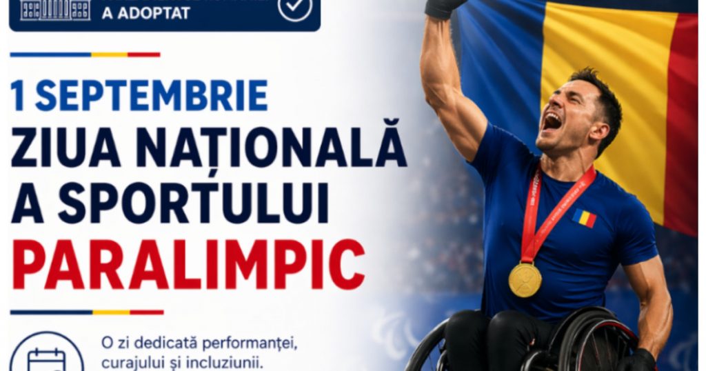 1 Septembrie: Ziua Națională a Sportului Paralimpic – O Victorie pentru Incluziune și Recunoaștere