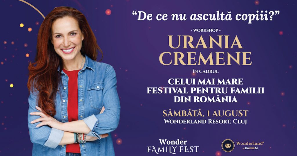 Urania Cremene și Impactul Workshop-urilor de Parenting la Wonder Family Fest 2026