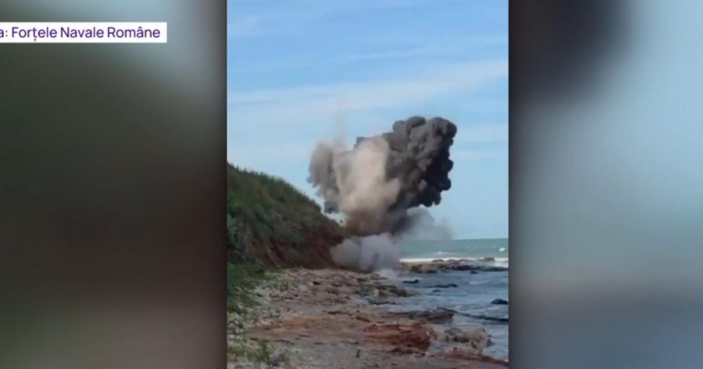 Descoperirea și detonarea unei mine marine: Contextul și implicațiile pentru zona Vama Veche - 2 Mai