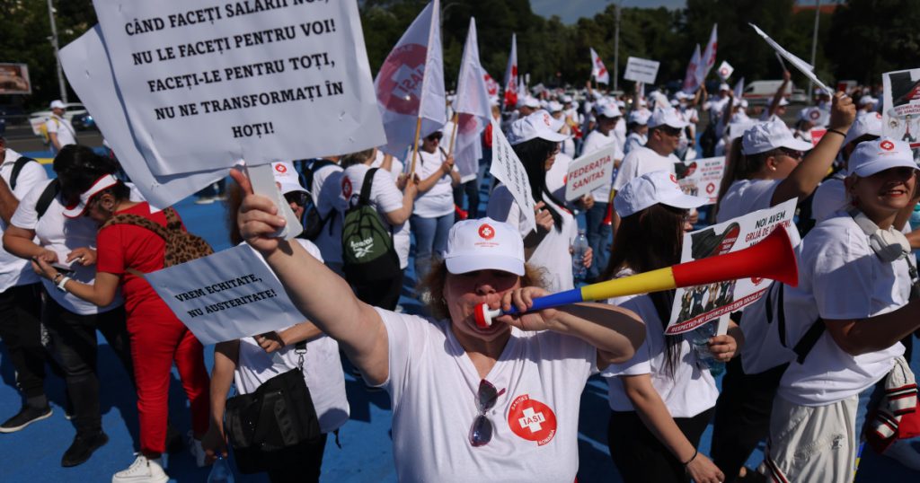 Protestul Angajaților din Sănătate: O Răbufnire a Nemulțumirilor față de Legea Salarizării