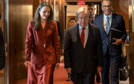 Oana Ţoiu și António Guterres: O viziune comună asupra securității internaționale după incidentul cu drona în România