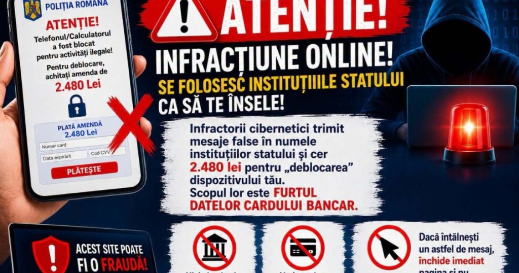 Avertismentul MAI: Cum hackerii exploatează campaniile de prevenire a fraudelor pentru a fura datele bancare