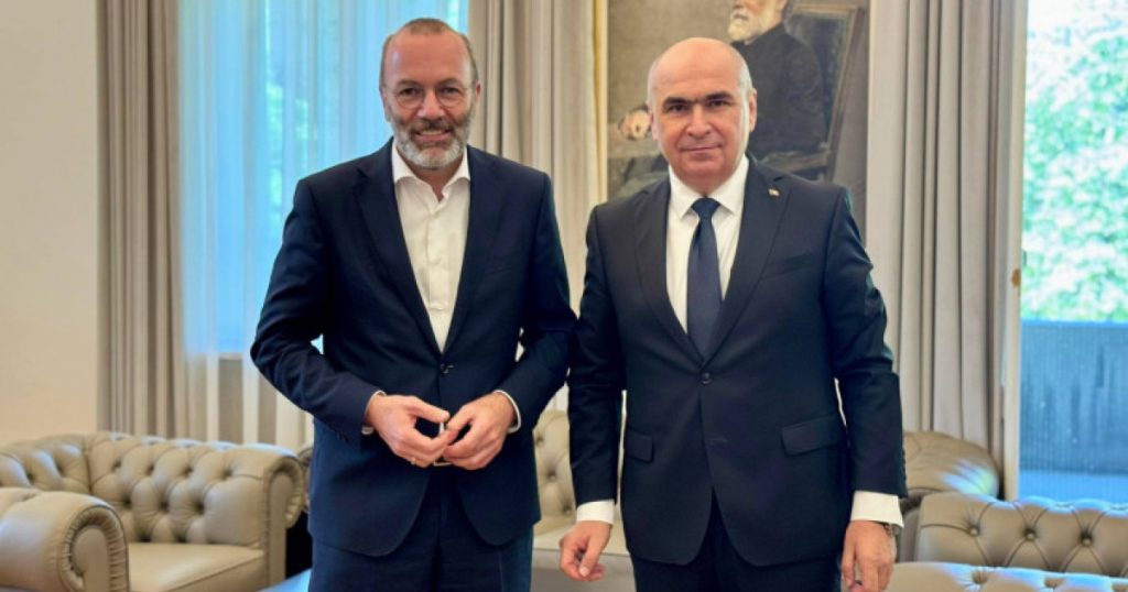 Discuții Strategice: Ilie Bolojan și Manfred Weber Abordează Viitorul Politic și Economic al României