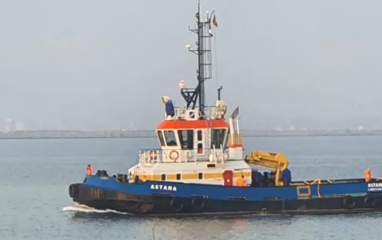 Tragedia din Portul Midia: Remorcherul Astana scos la suprafață, dar misterul dispariției marinarilor persistă