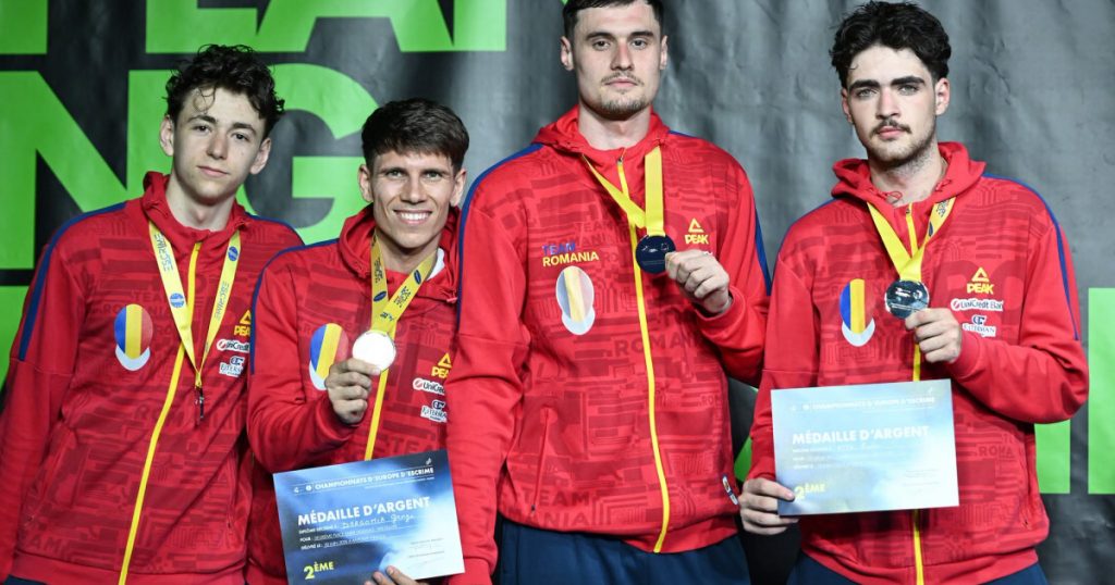 România în topul scrimei europene: Argintul echipei masculine de sabie la Campionatul European de la Antony