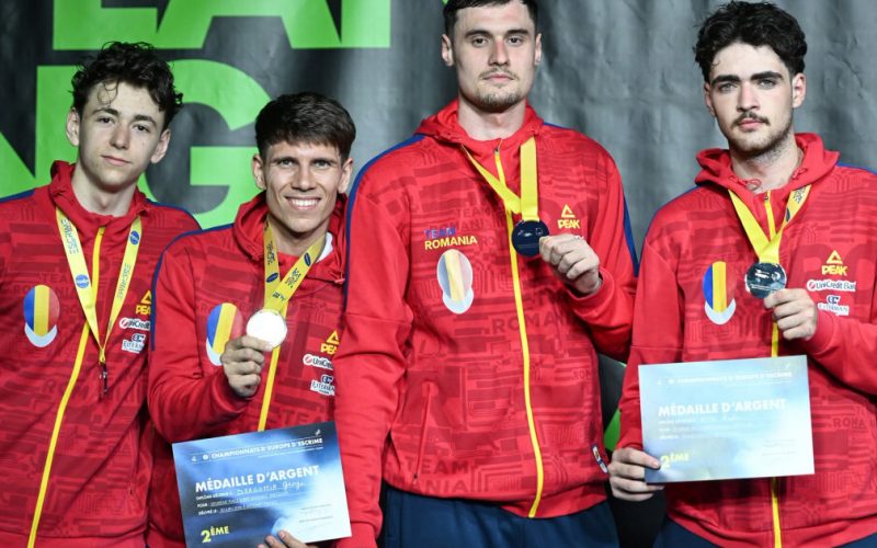 România în topul scrimei europene: Argintul echipei masculine de sabie la Campionatul European de la Antony