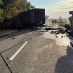 Accident grav pe DN 2A: Coliziune între două TIR-uri cu urmări devastatoare