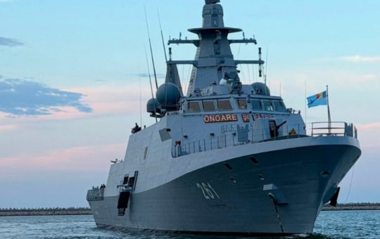 România marchează o etapă crucială în apărarea navală: Livrarea corvetei 'Contraamiral August Roman'