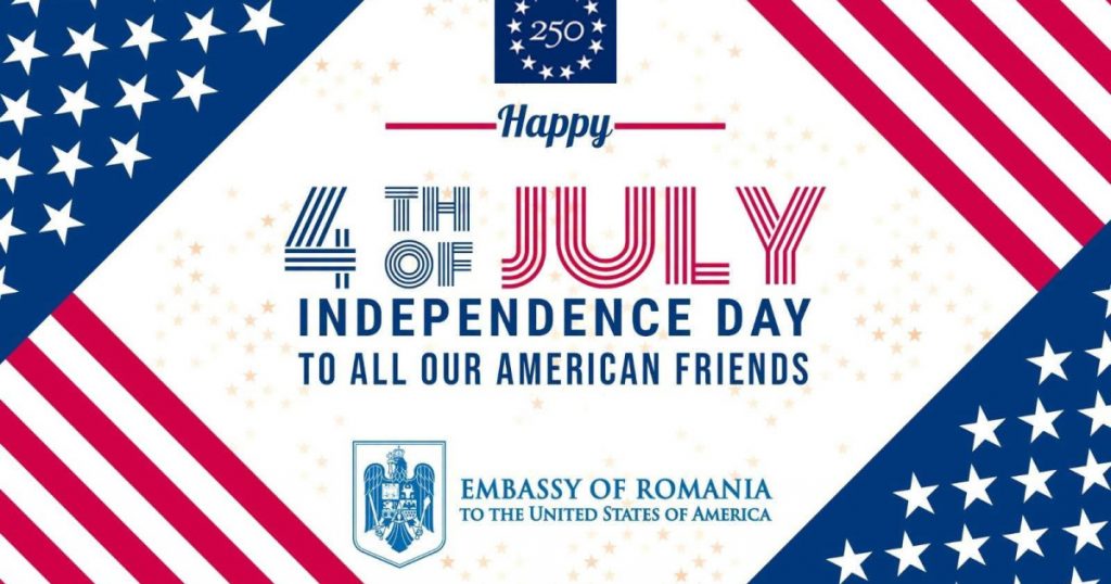 România și America: O Prietenie Durabilă în Contextul Aniversării a 250 de Ani de Independență