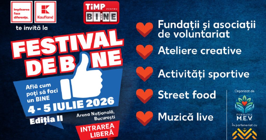 Festivalul de Bine: O Sărbătoare a Solidarității și Comunității la Arena Națională
