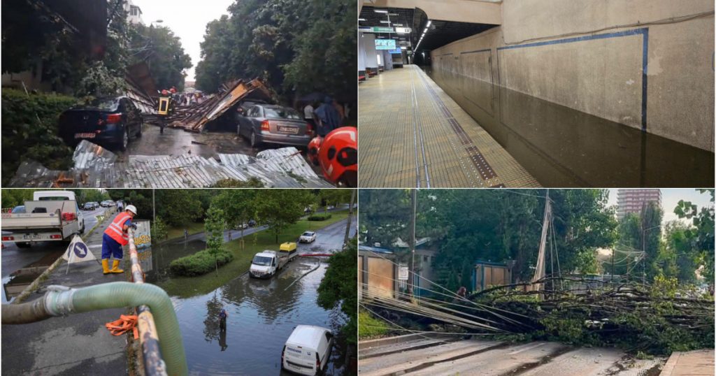 Furtuna devastatoare din România: Impactul unui fenomen meteorologic extrem asupra Capitalei și județelor înconjurătoare