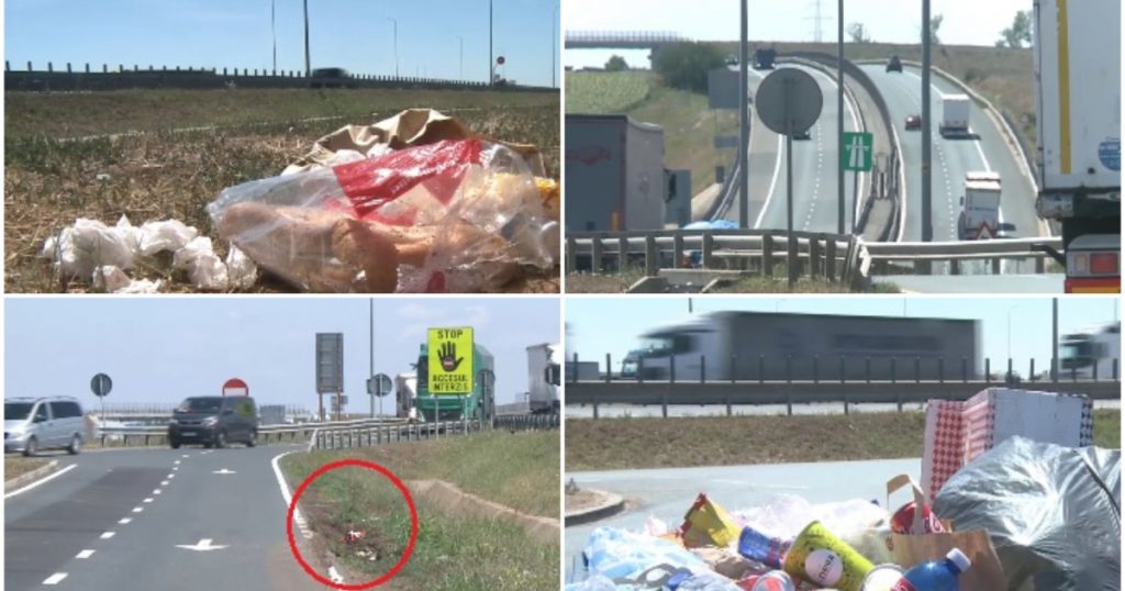 Dezastrul ecologic de la granița României: Impactul gunoaielor pe Autostrada A1