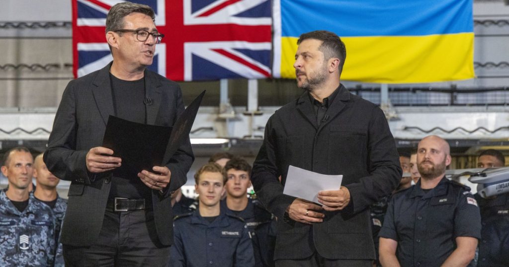 Zelenski și Burnham la Baza Navală din Portsmouth: Un Pas Spre Integrarea Ucrainei în NATO