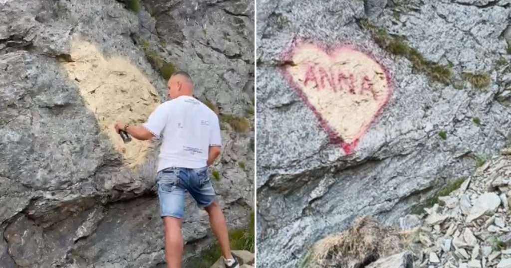 Declarații de dragoste pe stânci: analiza controverselor legate de graffiti pe Transfăgărășan