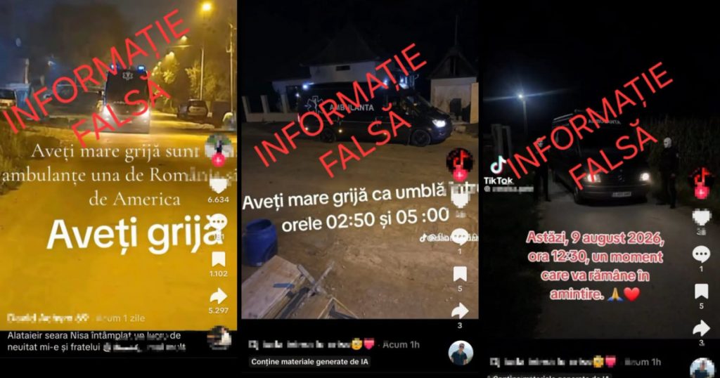 CNA și TikTok: Lupta împotriva dezinformării și a panicii sociale generată de mitul "Ambulanței Negre"
