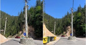 Absurdități în Infrastructura Rutieră: Stâlp în Mijlocul Drumului și Sens Giratoriu Inutil în Alba