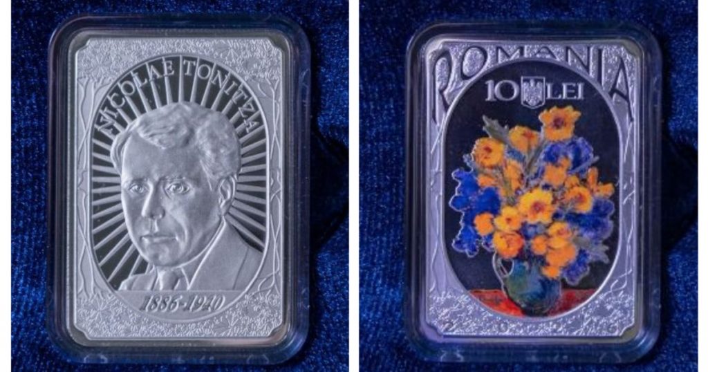 BNR lansează prima monedă din argint în formă de tablou dedicată lui Nicolae Tonitza: O privire detaliată asupra inovației numismatice românești